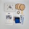 Ink and Trinket Kids Forest Animal Craft Kit, DIY Ornaments, Natural Wood Painting Set